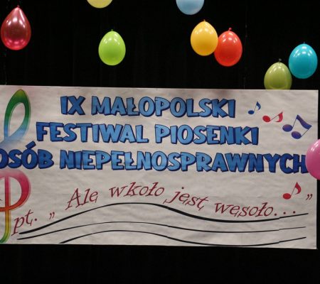 IX Małopolski Festiwal Piosenki Osób Niepełnosprawnych